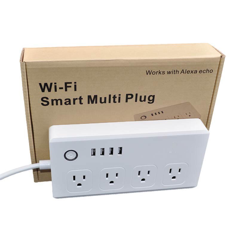 Regleta Inteligente WiFi con 4 USB
