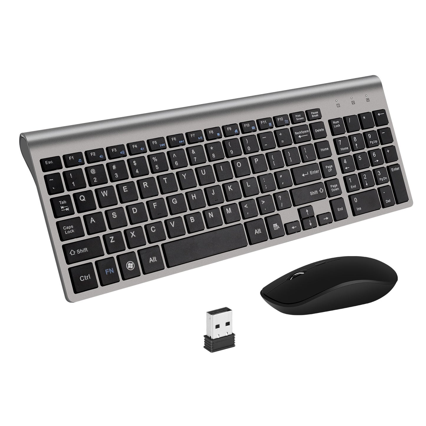 Kit de Teclado y Ratón Inalámbrico 2.4G Mini