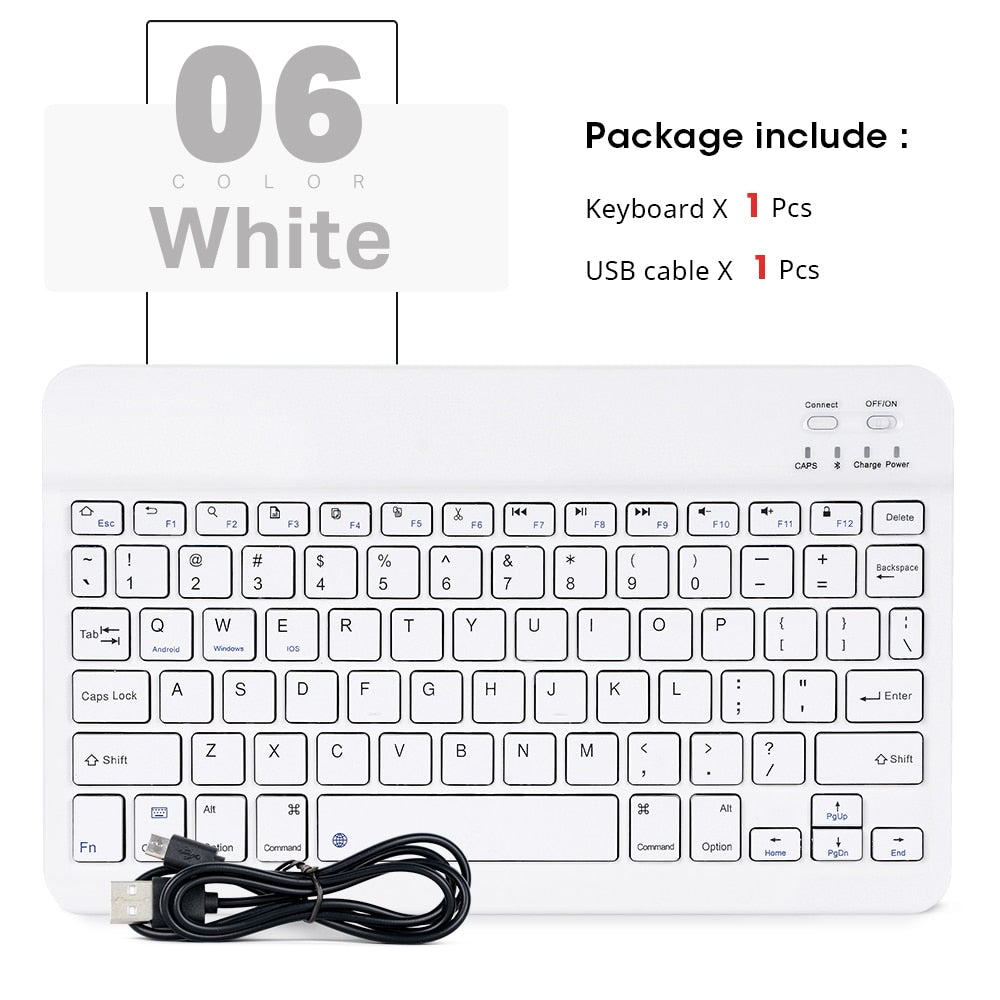 Mini Teclado Bluetooth para Tablet y Móvil