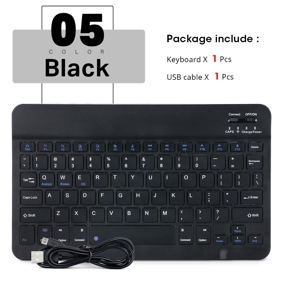 Mini Teclado Bluetooth para Tablet y Móvil
