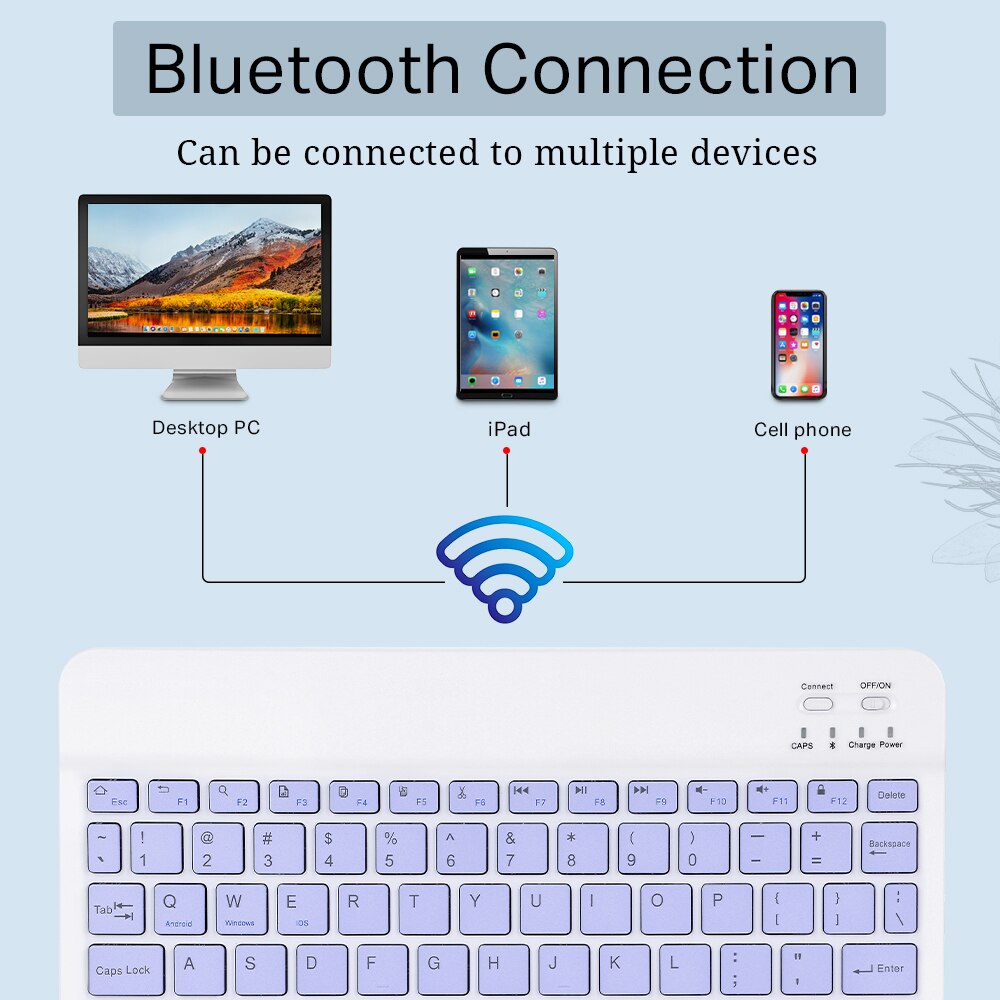 Mini Teclado Bluetooth para Tablet y Móvil
