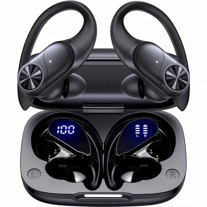 Auriculares inalámbricos con cancelación de ruido, vista frontal